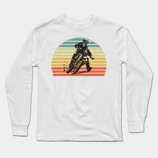 Motorcross minimalisitic Long Sleeve T-Shirt